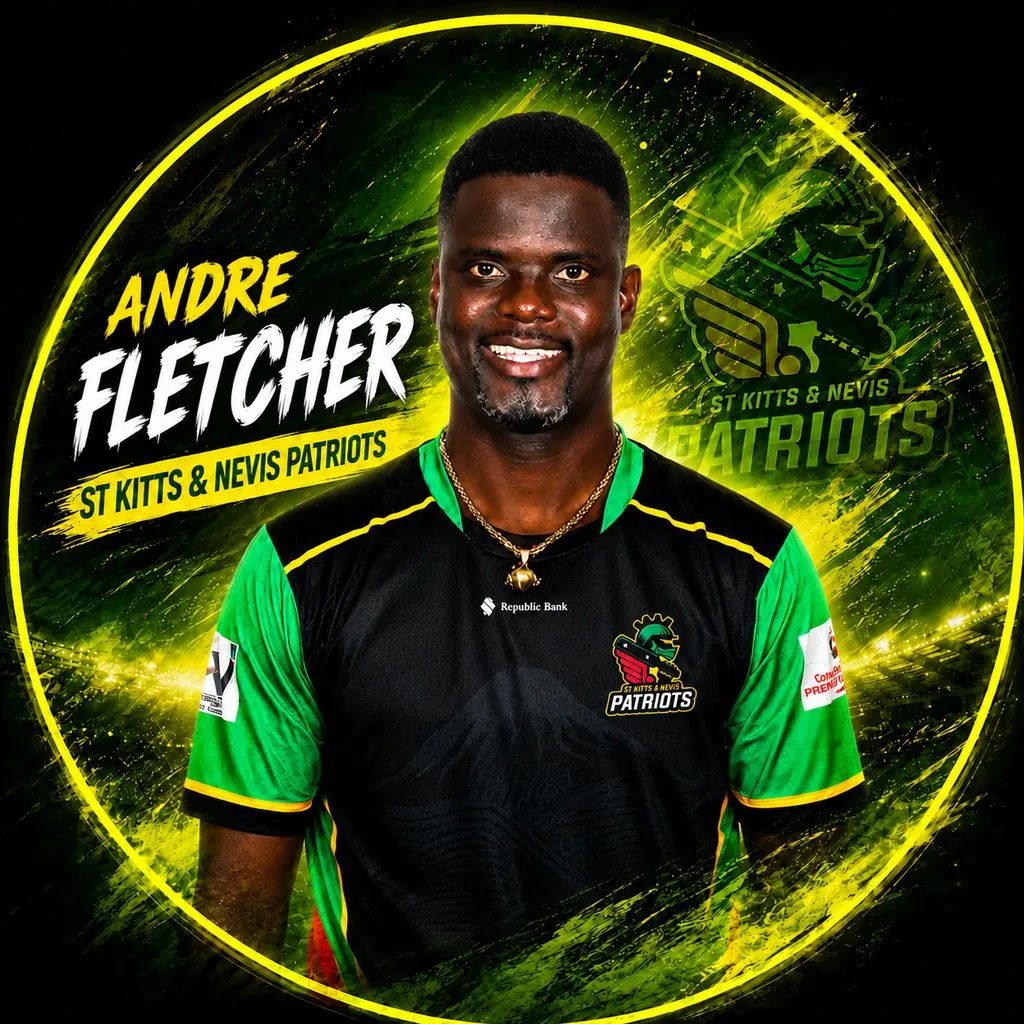 Andre Fletcher official CPL player photo
