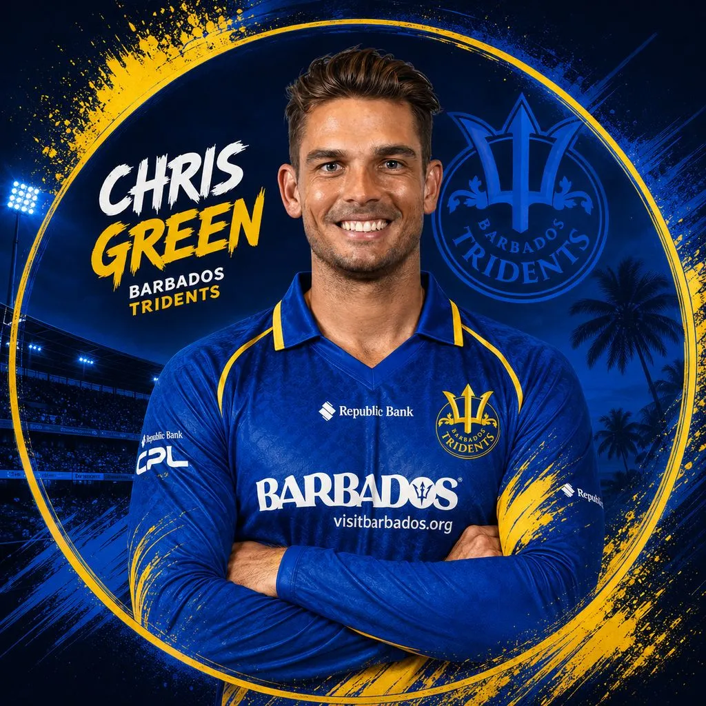 Chris Green official CPL player photo
