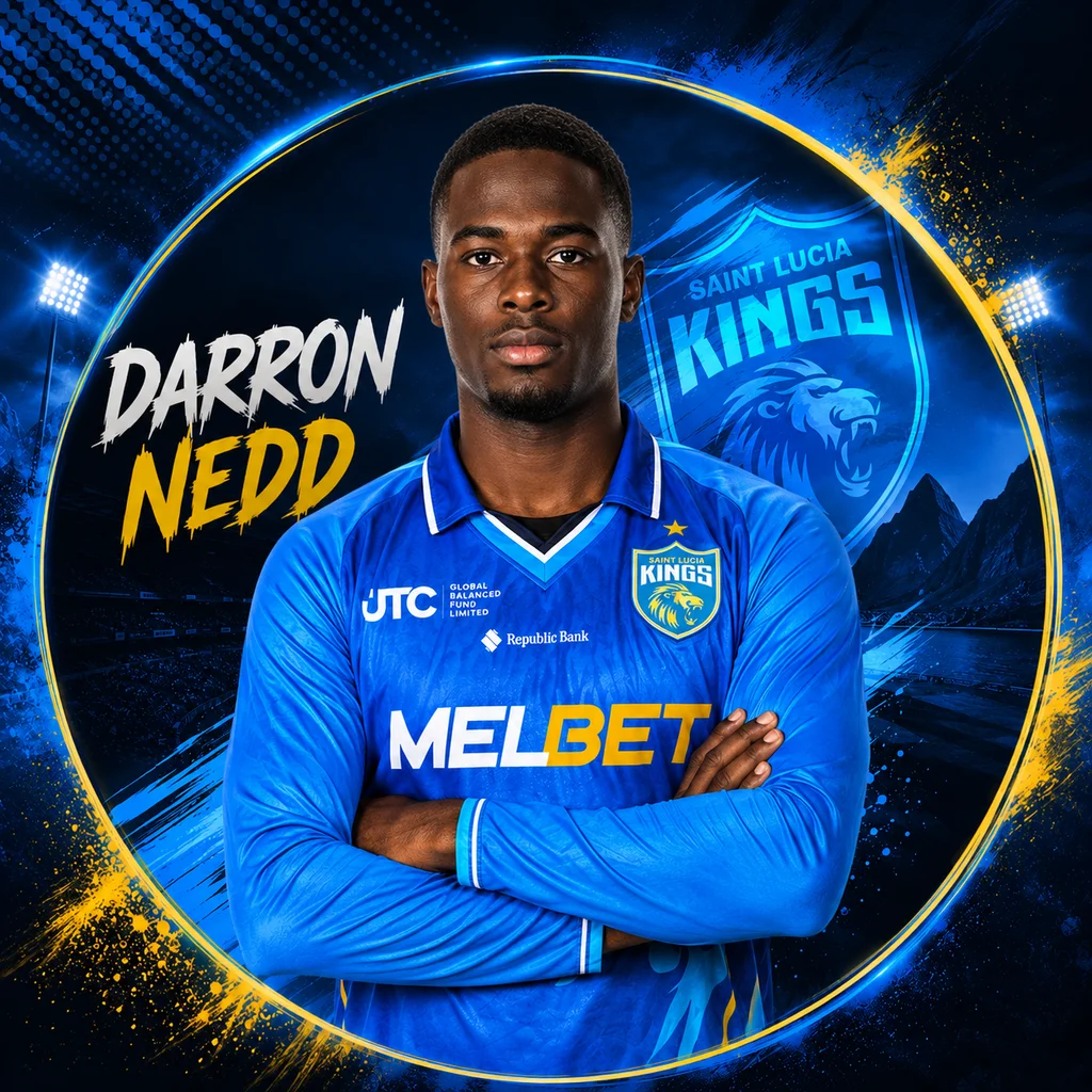 Darron Nedd official CPL player photo
