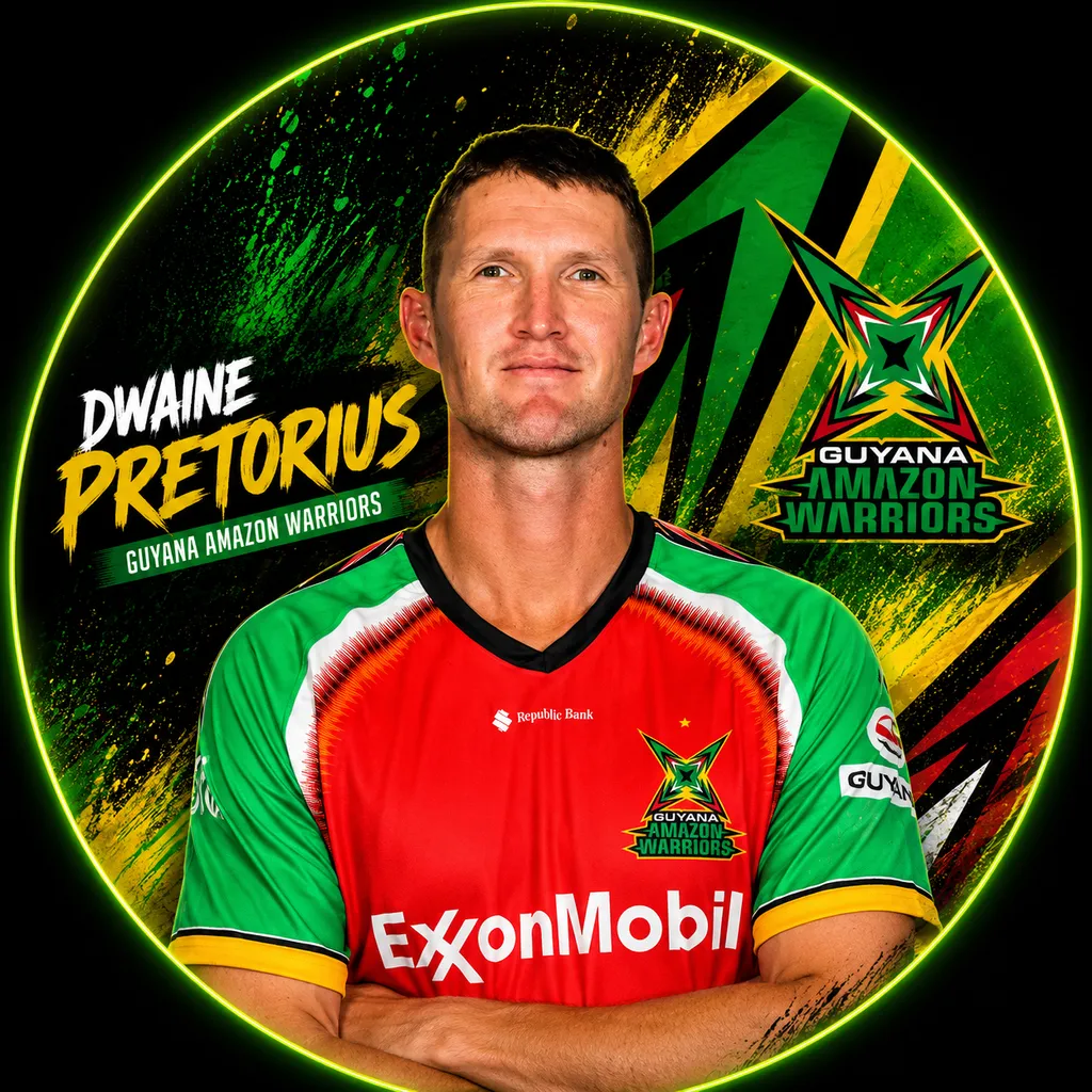 Dwaine Pretorius official CPL player photo