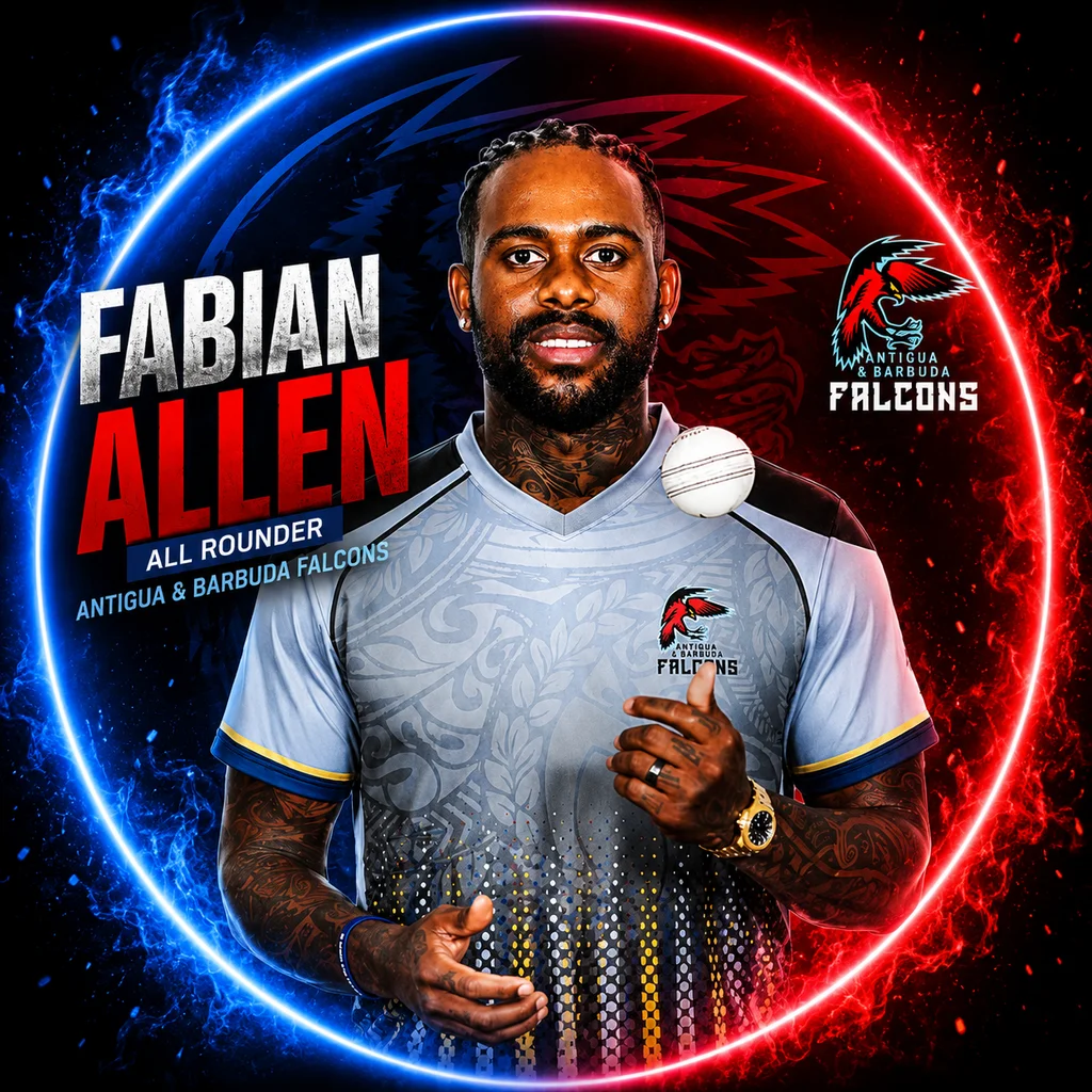 Fabian Allen official CPL player photo
