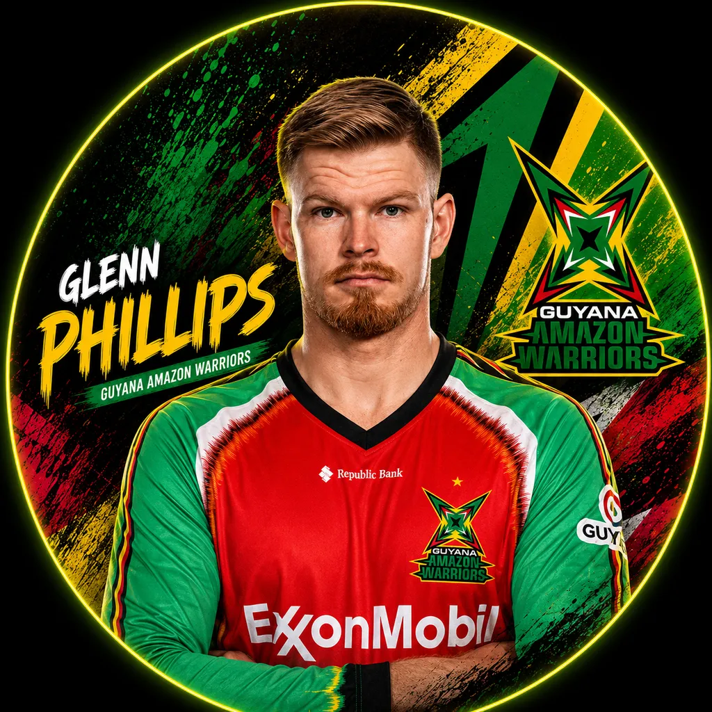 Glenn Phillips official CPL player photo