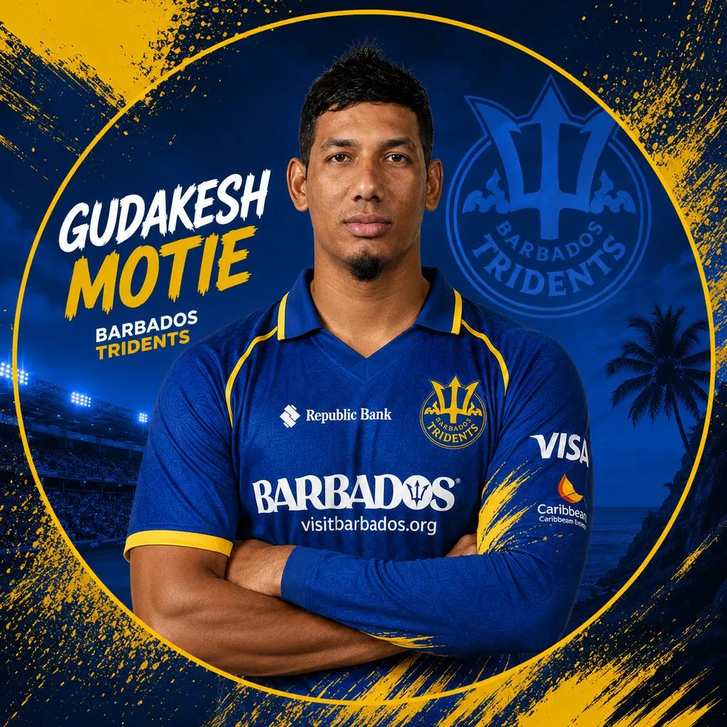 Gudakesh Motie official CPL player photo