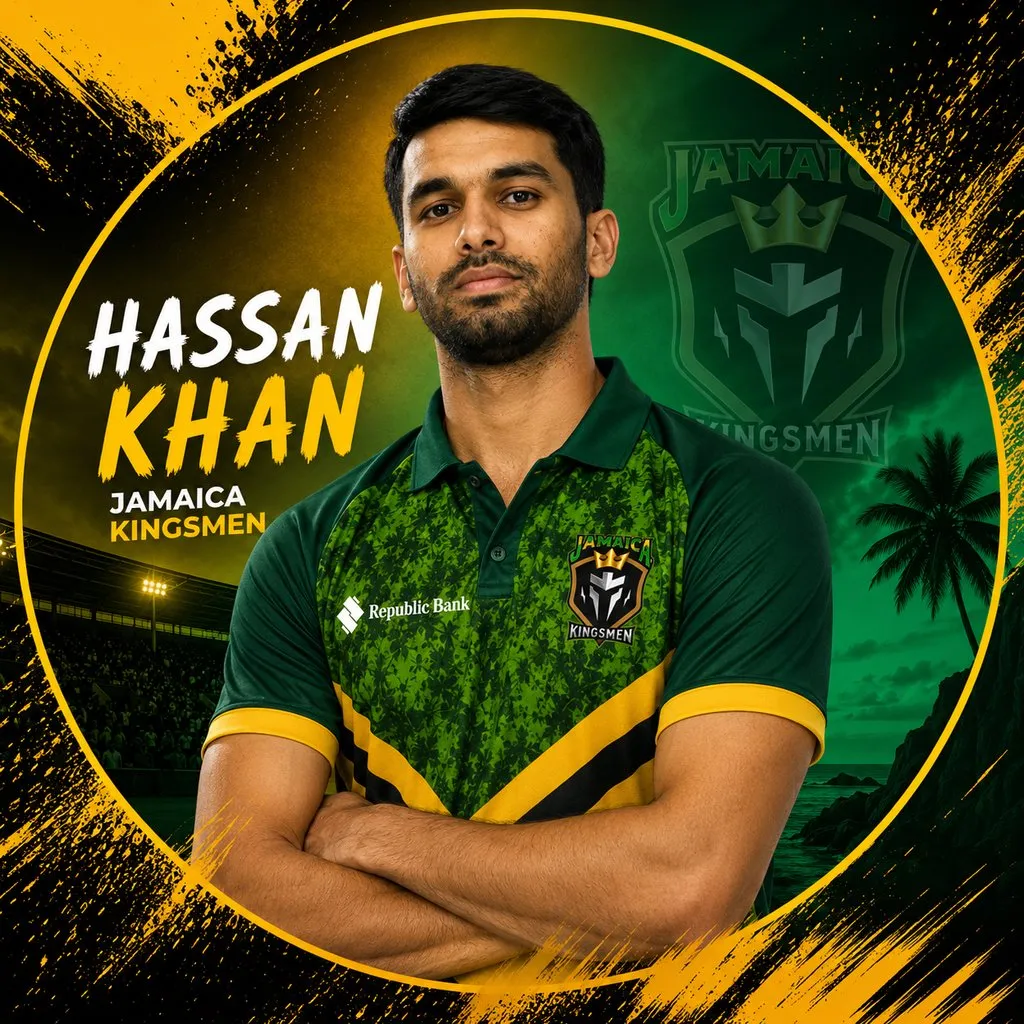 Hassan Khan official CPL player photo