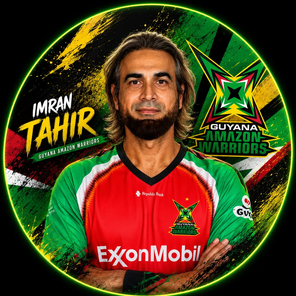 Imran Tahir official CPL player photo