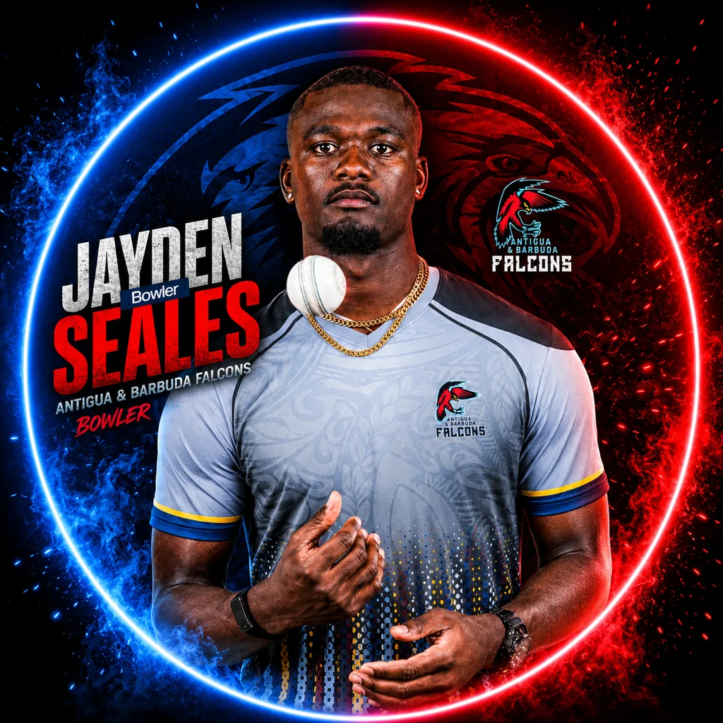 Jayden Seales official CPL player photo