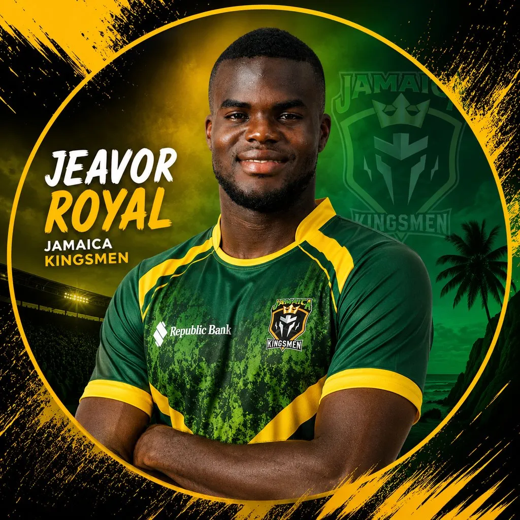 Jeavor Royal official CPL player photo
