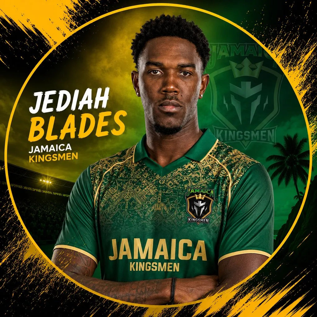 Jediah Blades official CPL player photo
