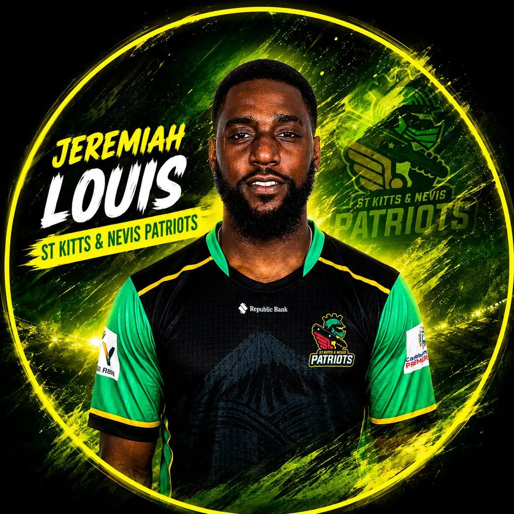 Jeremiah Louis official CPL player photo