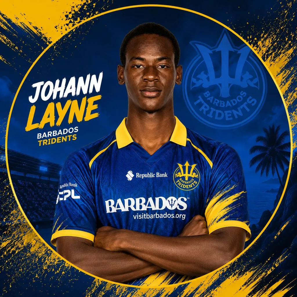 Johann Layne official CPL player photo