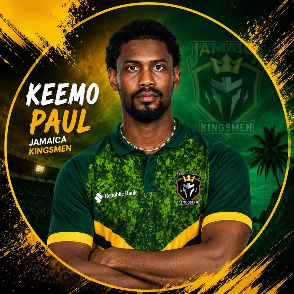 Keemo Paul official CPL player photo