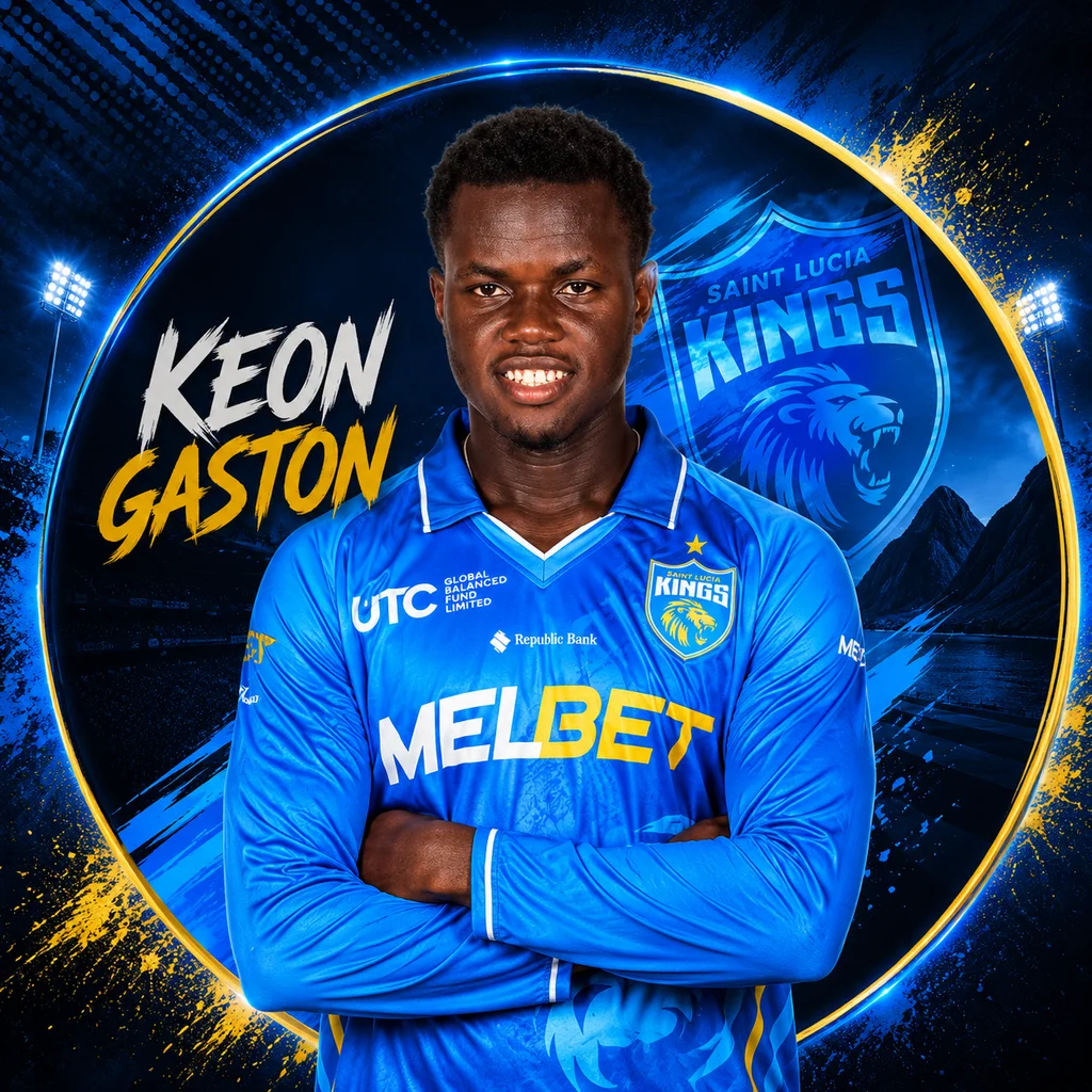 Keon Gaston official CPL player photo