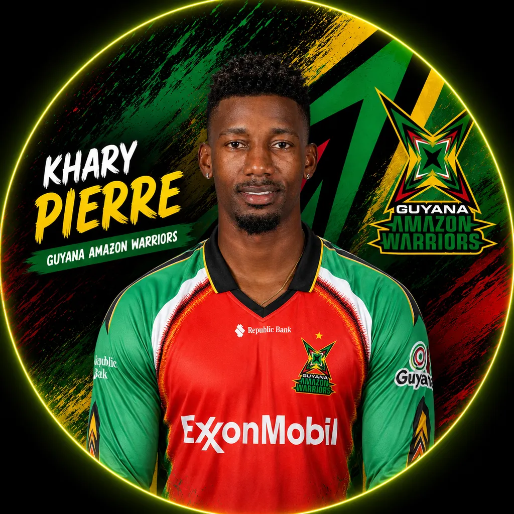 Khary Pierre official CPL player photo