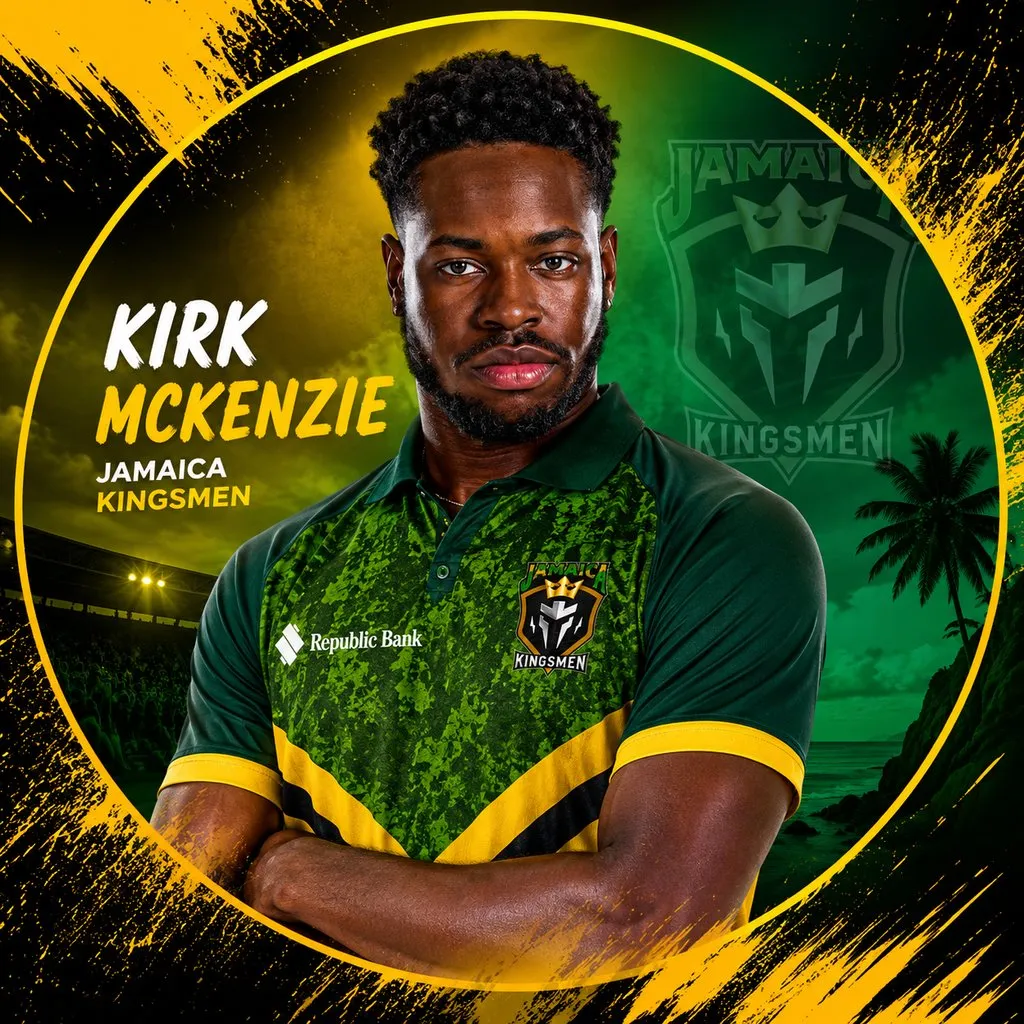 Kirk McKenzie official CPL player photo