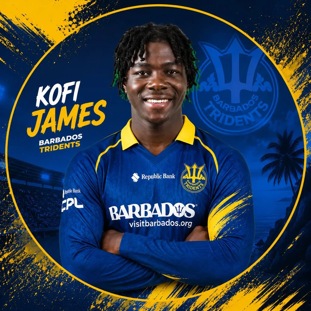 Kofi James official CPL player photo