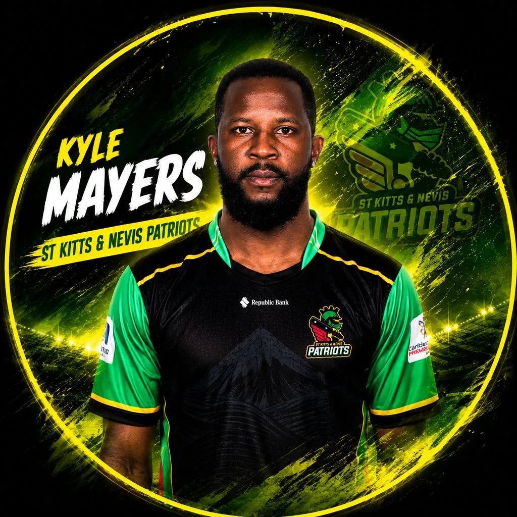 Kyle Mayers official CPL player photo