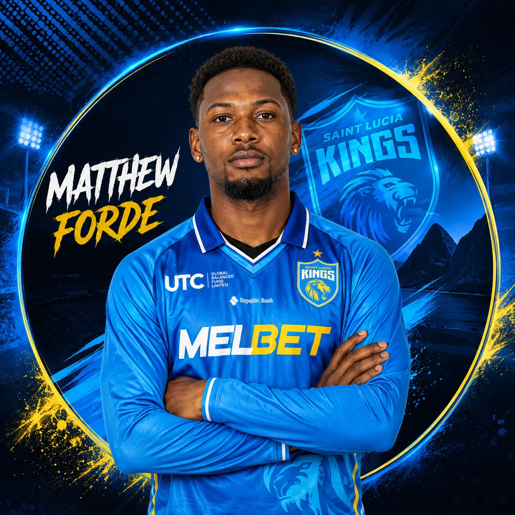Matthew Forde official CPL player photo