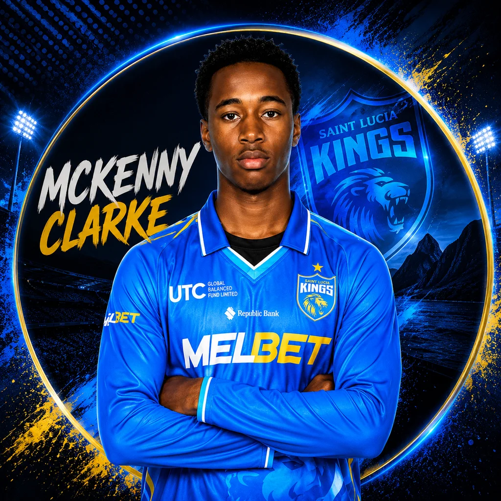 McKenny Clarke official CPL player photo