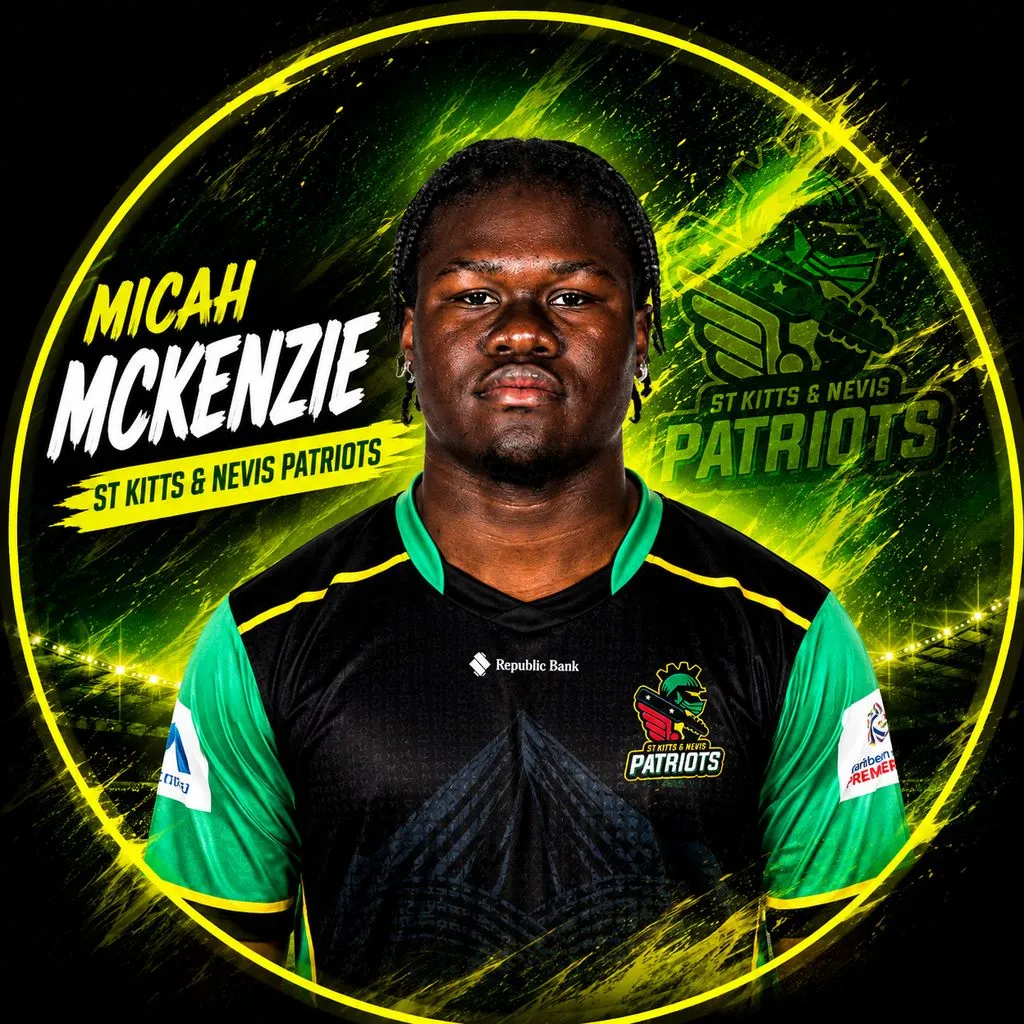 Micah McKenzie official CPL player photo