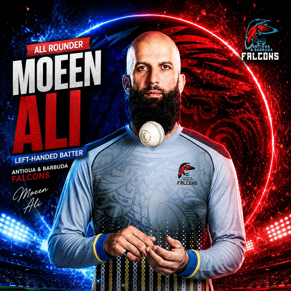 Moeen Ali official CPL player photo