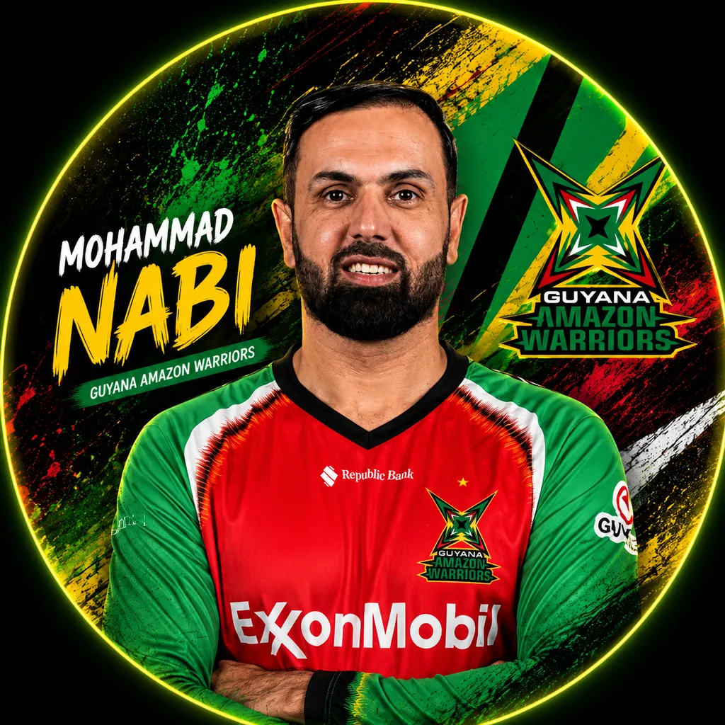 Mohammad Nabi official CPL player photo