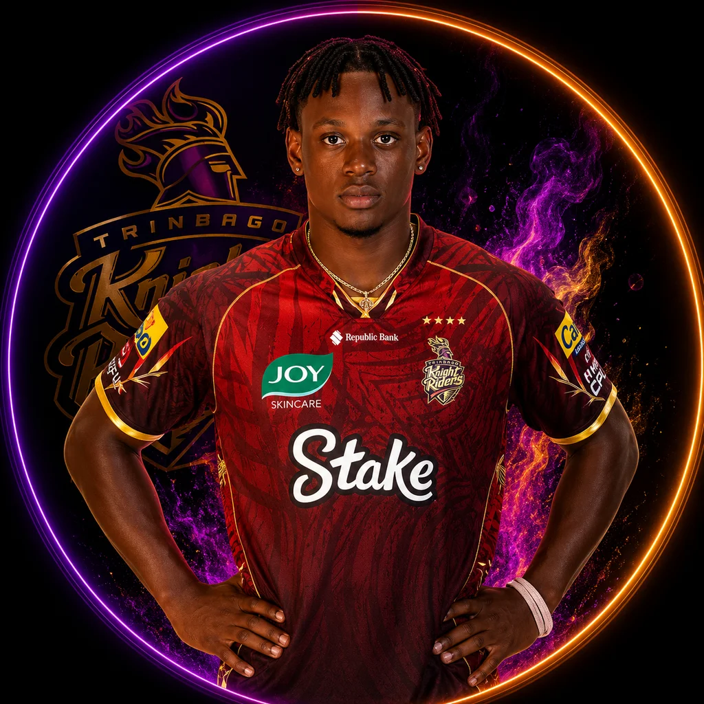 Nathan Edward official CPL player photo