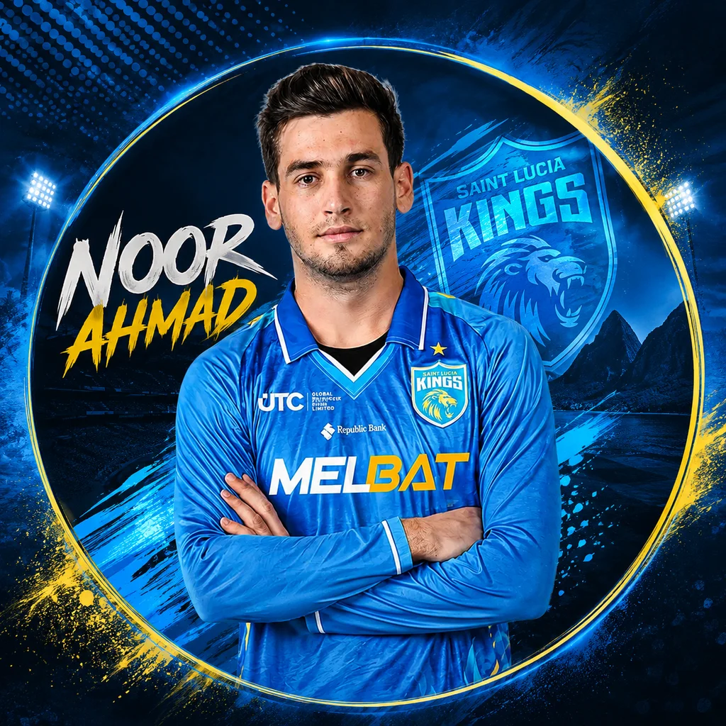 Noor Ahmad official CPL player photo