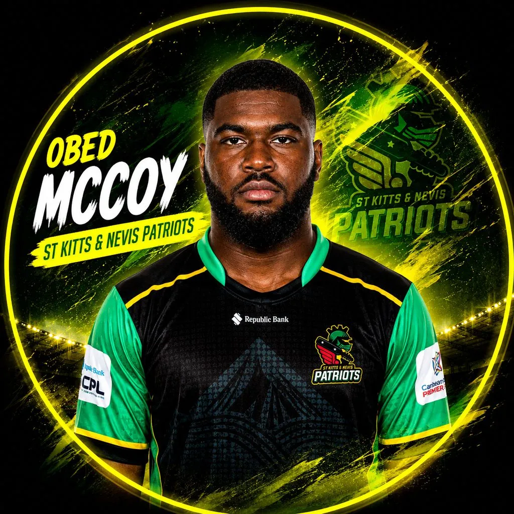 Obed McCoy official CPL player photo
