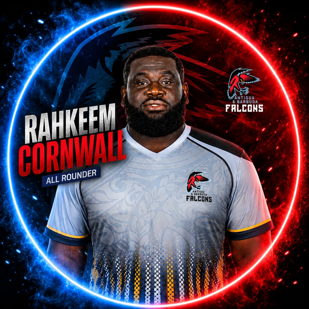 Rahkeem Cornwall official CPL player photo