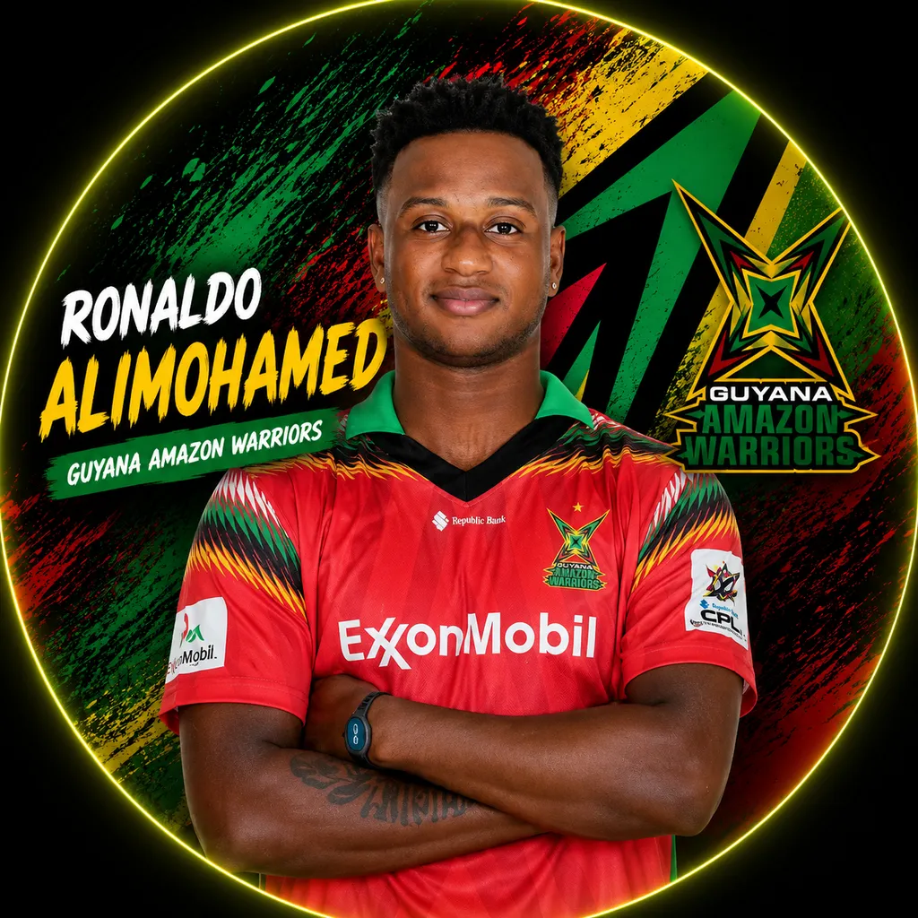 Ronaldo Alimohamed official CPL player photo