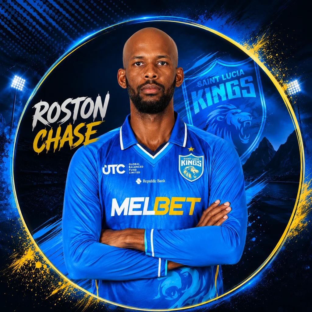 Roston Chase official CPL player photo