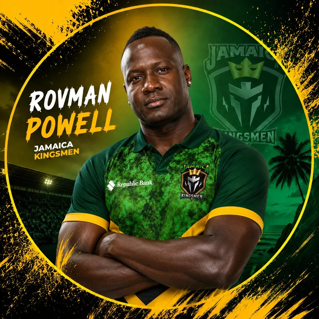 Rovman Powell official CPL player photo