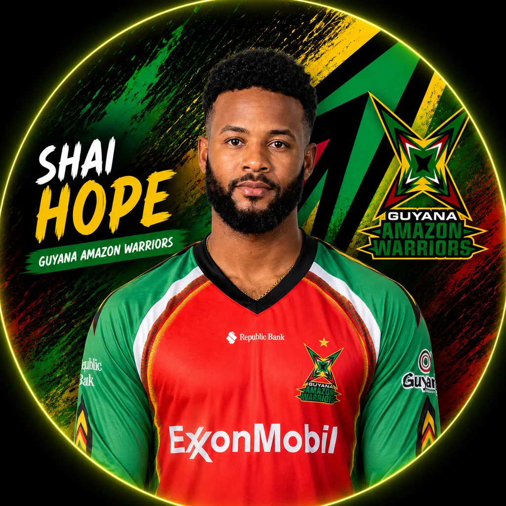 Shai Hope official CPL player photo