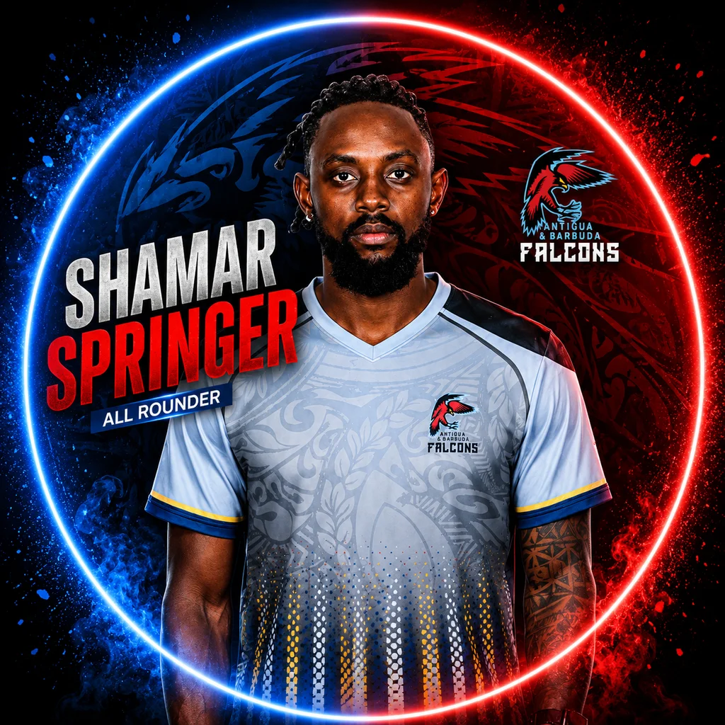 Shamar Springer official CPL player photo