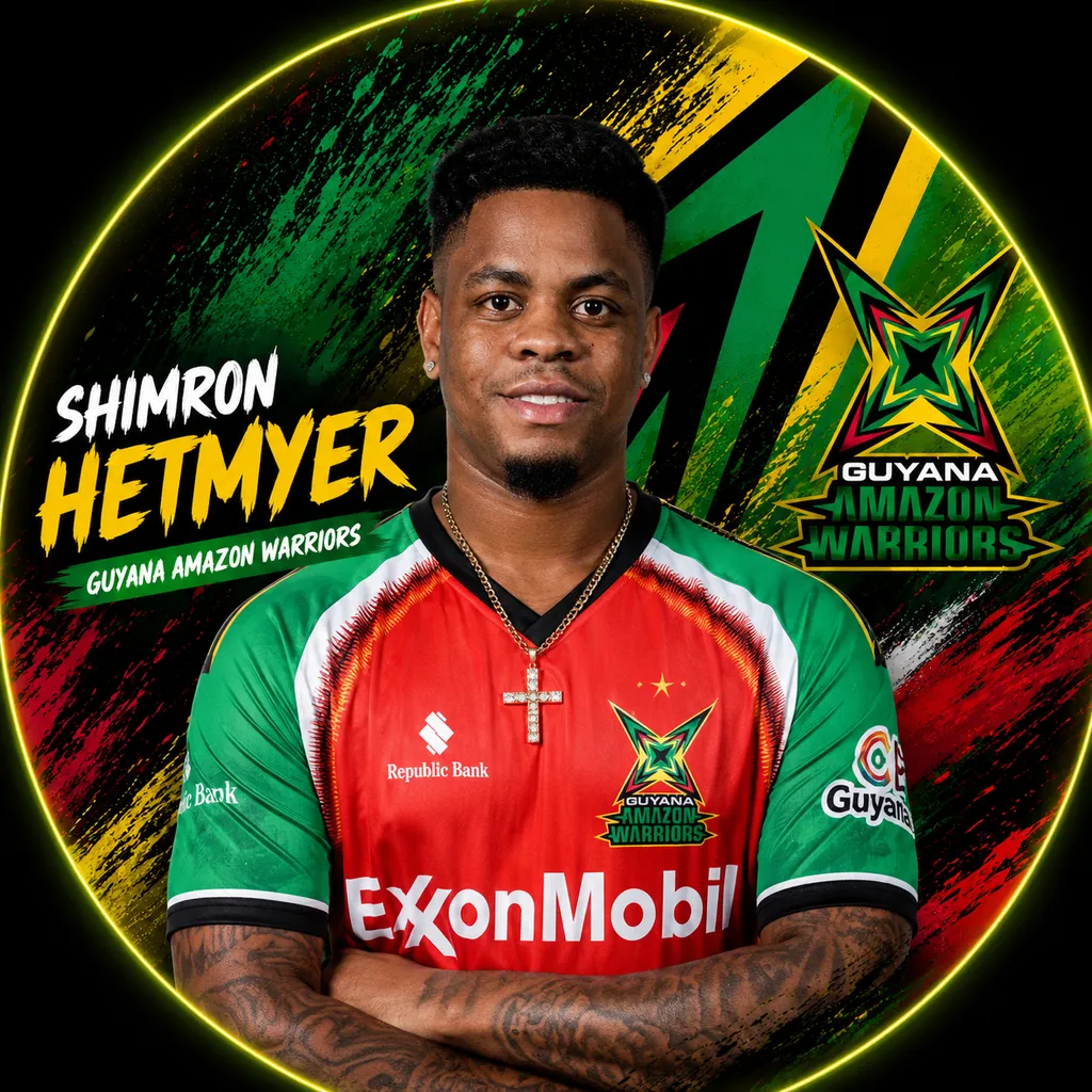Shimron Hetmyer official CPL player photo