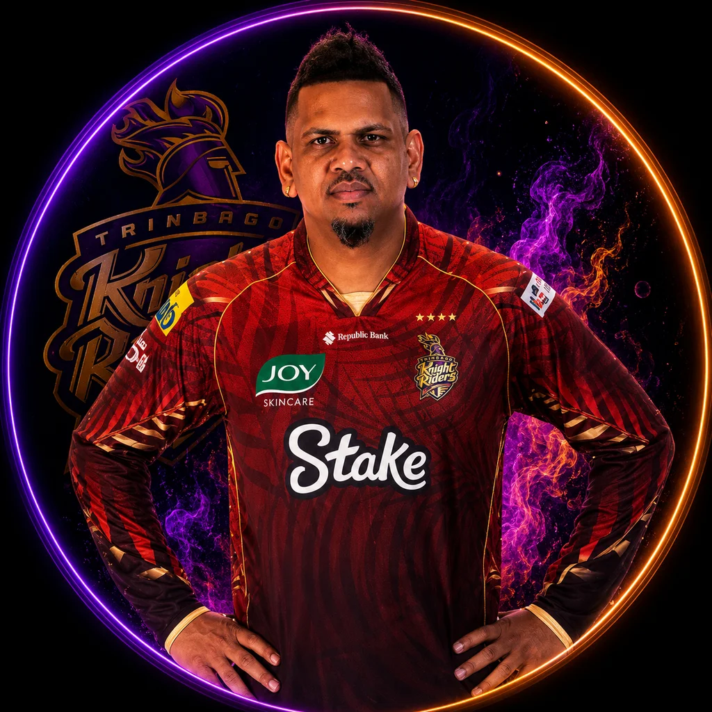 Sunil Narine official CPL player photo