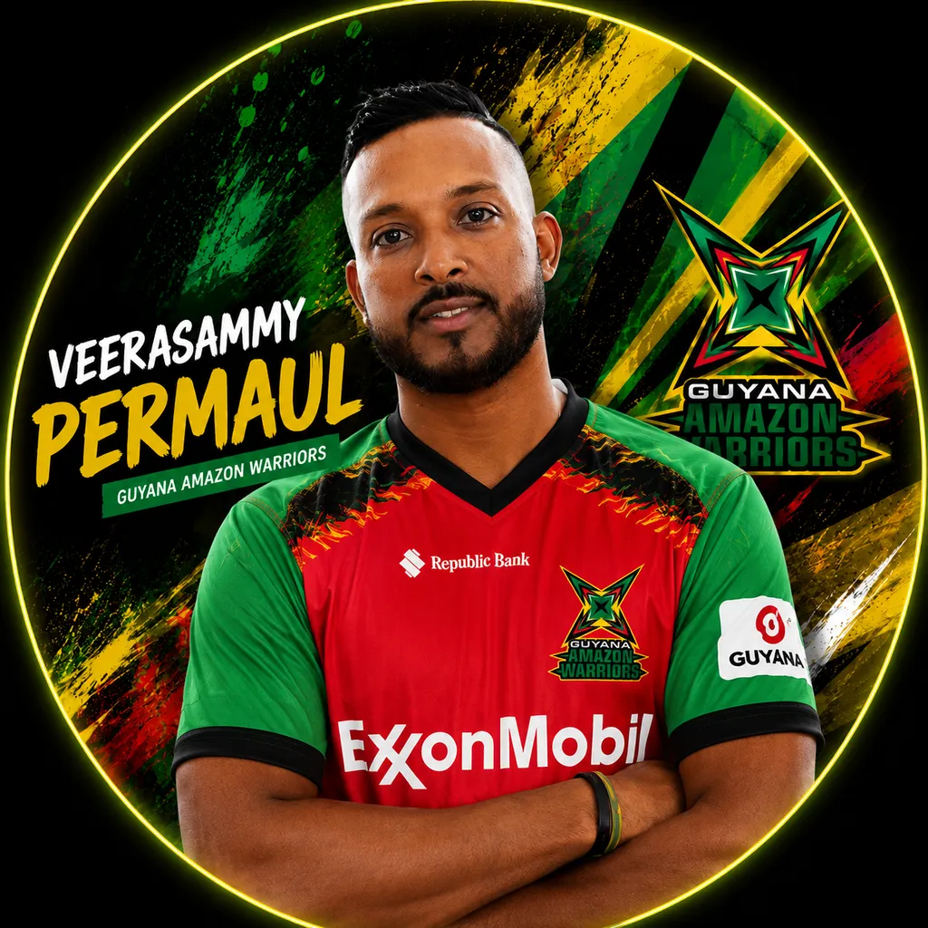 Veerasammy Permaul official CPL player photo